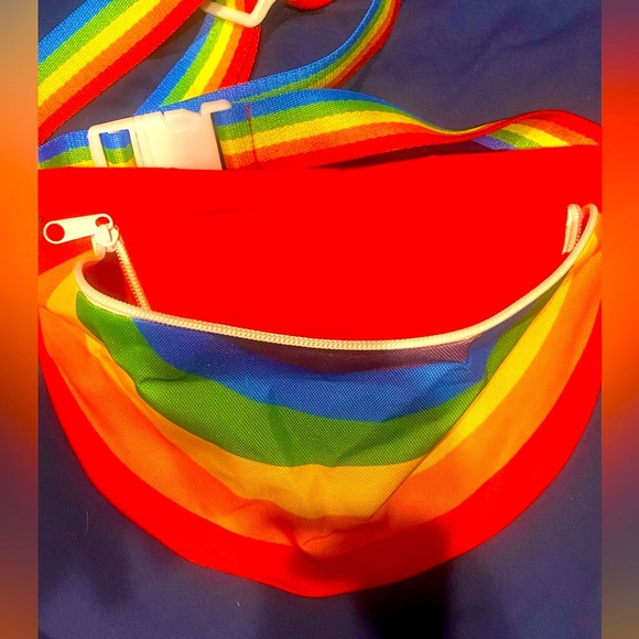 NEW Disney Minnie Headband, Sunglasses, Fanny Pack, Necklace Pride bundle - Picture 7 of 7